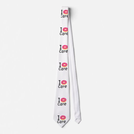 トレンディーIドーナツ心配おもしろいな句の引用文のemoji ネクタイ (正面)