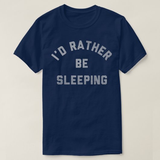 トレンディーIDむしろ眠っている疲れた夜の人121 Tシャツ (デザイン正面)
