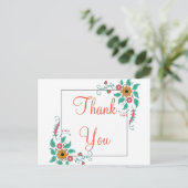 トレンディーLowsivブルーグリッターブラックありがとう ポストカード (スタンド正面)