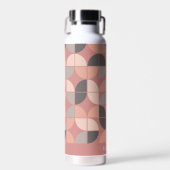 トレンディーMCMハーフムーンパターン(赤面名ブロック) ウォーターボトル (正面)