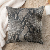 トレンディーPythonスネークスキン – リッチエレガントファッション クッション (ブランケット)