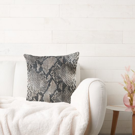 トレンディーPythonスネークスキン – リッチエレガントファッション クッション (ソファ)