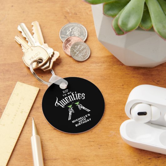 トレンディーRIP To My Twenties 30th Birthdayパーティー キーホルダー (デスク)