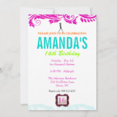 トレンディーSweet sixteen誌カバー招待状 招待状 (裏面)