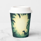 トレンディーTレックス恐竜紙カップ 紙コップ (裏面)