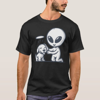 トレンディーUfoシャツレトロエイリアンフレンズGraphic Teedo Tシャツ