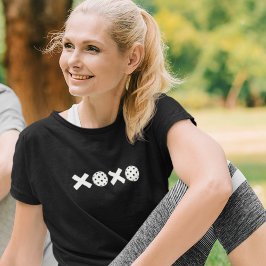 トレンディーXOXOピックボールハグ&キス Tシャツ