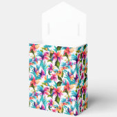 トレンディ カラフル トロピカル ウォーターカラー ボタニカル フェイバーボックス (見開き)