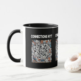 トレンディ・コネクションズNYTデザイン ブラック マグカップ