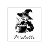 トレンディ ハロウィン ハロウィン 魔女 魔法鍋    ラバースタンプ (インプリント)
