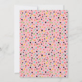 トレンディ |ピンク |トロピカルトゥッティフルーティベビーシャワー 招待状 (裏面)