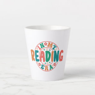 トレンディ・ブック・ラバー "In My Reading Era" ステッカー カフェラテマグ