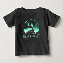 トレンディ ポーラーエクスプレス トレイン ブラック ベビーTシャツ