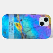 トレンディ モダン カラフルな大理石の石の名前 Case-Mate iPhoneケース (裏面 (横))