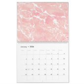 トレンデモダンィ·シエレガントック·マーブル·パターン カレンダー (1月 2026)