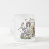 トレンデュファッションモデル フロストグラスマグカップ (正面左)