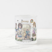 トレンデュファッションモデル フロストグラスマグカップ (中央)