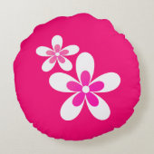 トレントカラーピンク,バラ, ラウンドクッション (裏面)