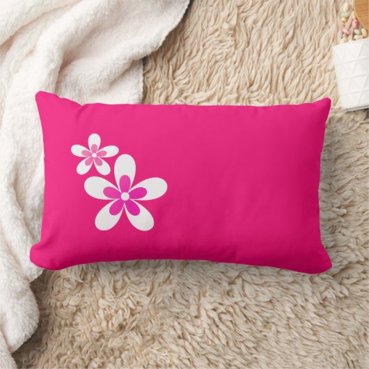 トレントカラーピンク,バラ, ランバークッション (ブランケット)