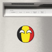 トレンドおもしろいBelgy Countryball マグネット (インサイチュ (食洗機))