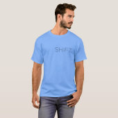 トレンドのシフトデザイン Tシャツ (正面フル)