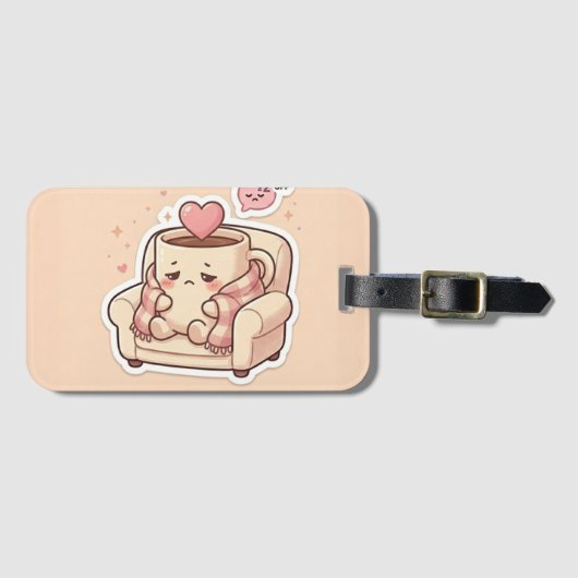 トレンドのステッカーコレクション | かわいい&面白いデジタル ラゲッジタグ (正面横)