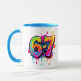 トレンドのミーム モダンなティーン 67 6-7 IYKYK マグカップ