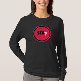 トレンドの数字67 プリント デザイン Tシャツ