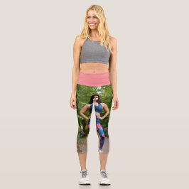 トレンドの長いTシャツ：ハイグに最適 カプリレギンス