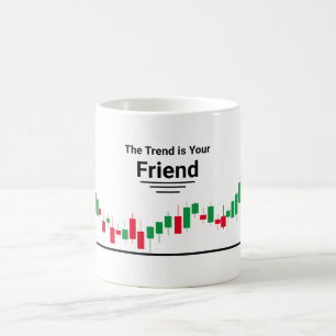 トレンドはあなたの友人のコーヒーマグ コーヒーマグカップ