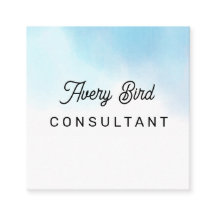 トレンドウォーミニマルターカラー名刺