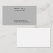 トレンドエレガントクリエイティブ懐かしいグレープレーン 名刺 (正面/裏面)