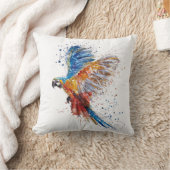 トレンドオウムの水のカラー装飾用クッション クッション (ブランケット)