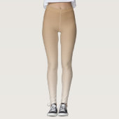 トレンドカラグラデーションーウォーミングベージュ – パステルレギンス レギンス (正面)