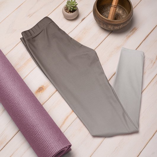 トレンドカラグラデーションーコーヒーブラウン – パステルレギンス レギンス