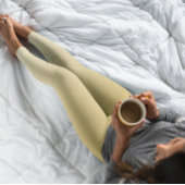 トレンドカラーグラデーションゴールデンイエローパステルレギンス レギンス