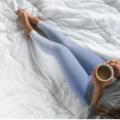 トレンドカラーグラデーションジュエルブルー – パステルレギンス レギンス