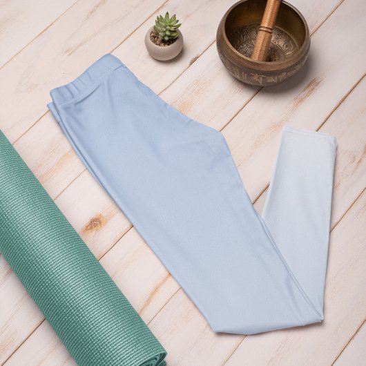 トレンドカラーグラデーションパウダーブルー – パステルレギンス レギンス