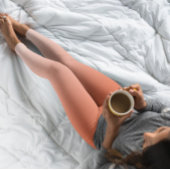 トレンドカラーグラデーションフレームレッド – パステルレギンス レギンス