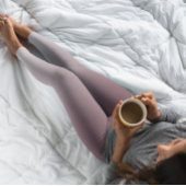 トレンドカラーグラデーションレッドワイン – パステルレギンス レギンス