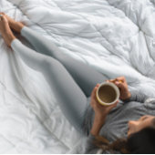 トレンドカラーグラデーション石板グレイ – パステルレギンス レギンス