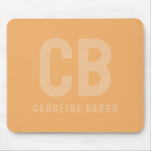 トレンドカラーソフトオレンジの名前マウスパッド マウスパッド