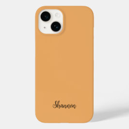 トレンドカラーソフトオレンジ名ミニマリスト Case-Mate iPhone 14ケース