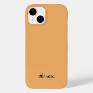 トレンドカラーソフトオレンジ名ミニマリスト Case-Mate iPhone 14ケース