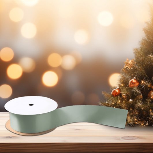 トレンドカラーソフトセージサテンリボン サテンリボン