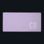 トレンドカラーソフトバイオレットモノグラムデスクマット デスクマット<br><div class="desc">トレンディー春の色を紹介: Soft Violet.ミニマモダンリスタイリッシュフォントでカスタマイズ可能なモノグラムを備えたデスクマット。カラーシンプルのデザインとクリーンな無地のクラシックは時代を超越した魅力。当社の春トレンドカラーを同じ色でより多くの製品を探索するか、お客様の個人のスタイルに合スタイリッシュわせて他の色合いを発見する。</div>