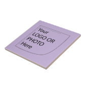 トレンドカラーソフトバイオレット – ロゴセラミックタイル タイル (側面)