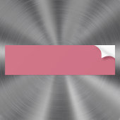 トレンドカラーソフトピンク バンパーステッカー