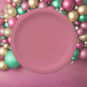 トレンドカラーソフトピンク ペーパープレート