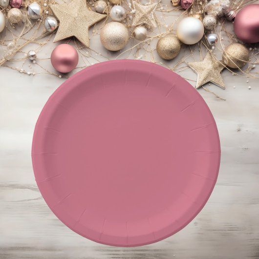 トレンドカラーソフトピンク ペーパープレート